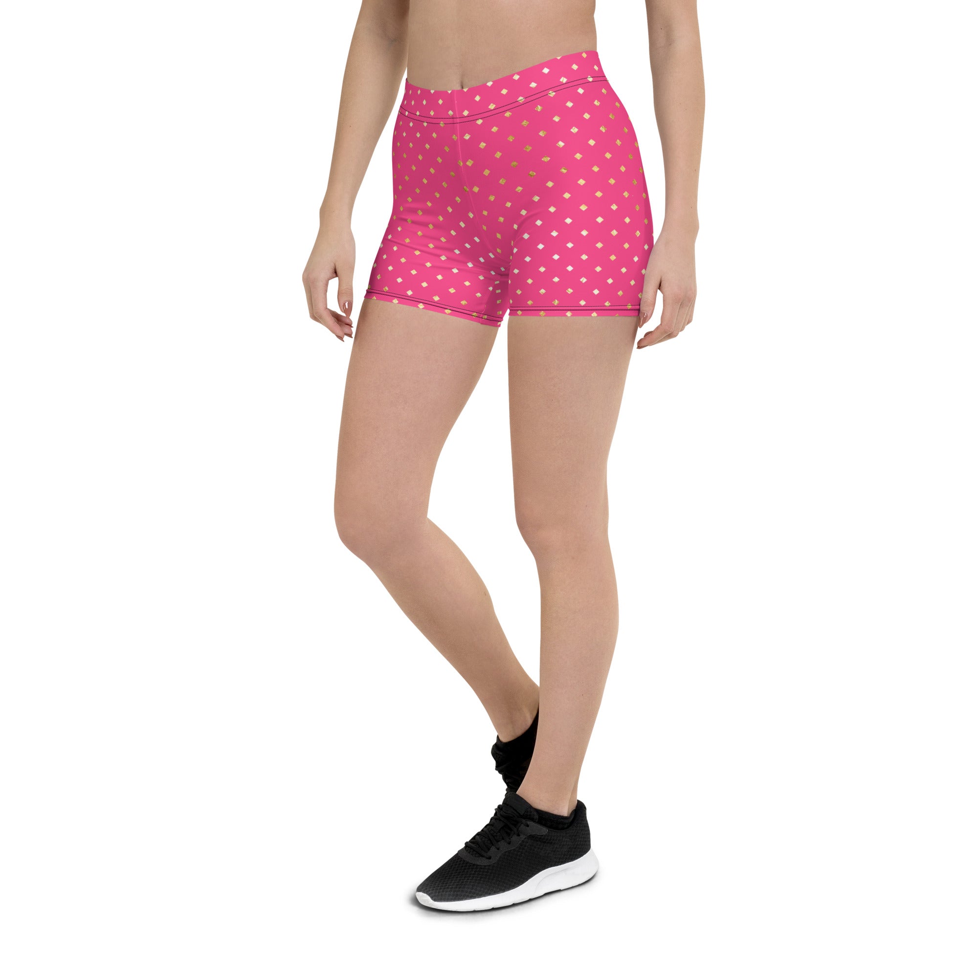 Pink & Gold Tropics Shorts